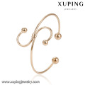 51931 xuping dernière conception bracelets en or 14 grammes mode 18 k délicat simple bracelet plaqué or bijoux